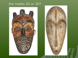 Are masks 2D or 3D?
 