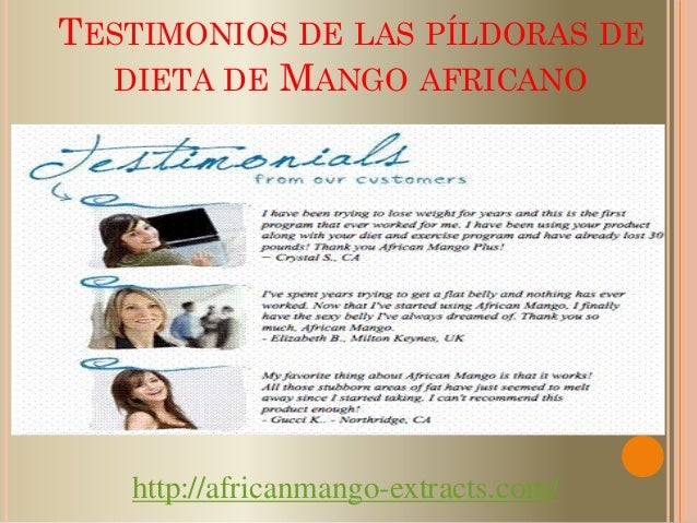 Mango africano testimonios Mango africano testimonios