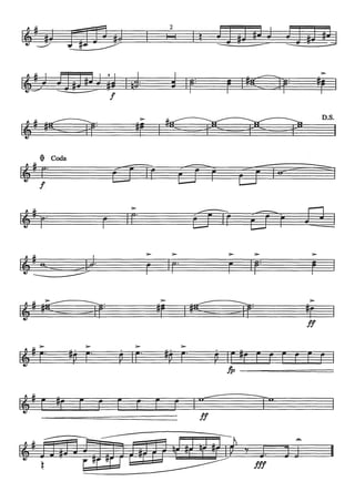 $ Coda
~~~ rr
f
>-
F IE"
>- >- >- >-
F Ir· F Ir= r
f!
>- >- >-
~~ F" ~ IF" ~~ F" ~ IF~E F E F F F E I
 