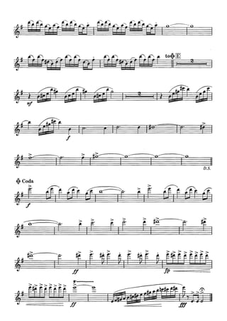 >
> ~0...-------....0-------0~Q
r I I I I 11
D.S.
+coda
> ~ >
~ /~ fi'. ~ > !'
&• r u êdf e1 ~w r1
~~ . I I I _
f
f Ë"I
f #i1----p- f I
-I 1- -:
 