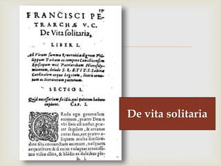 
De vita solitaria
 