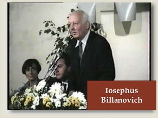 
Iosephus
Billanovich
 