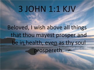 3 JOHN 1:1 KJV ,[object Object]