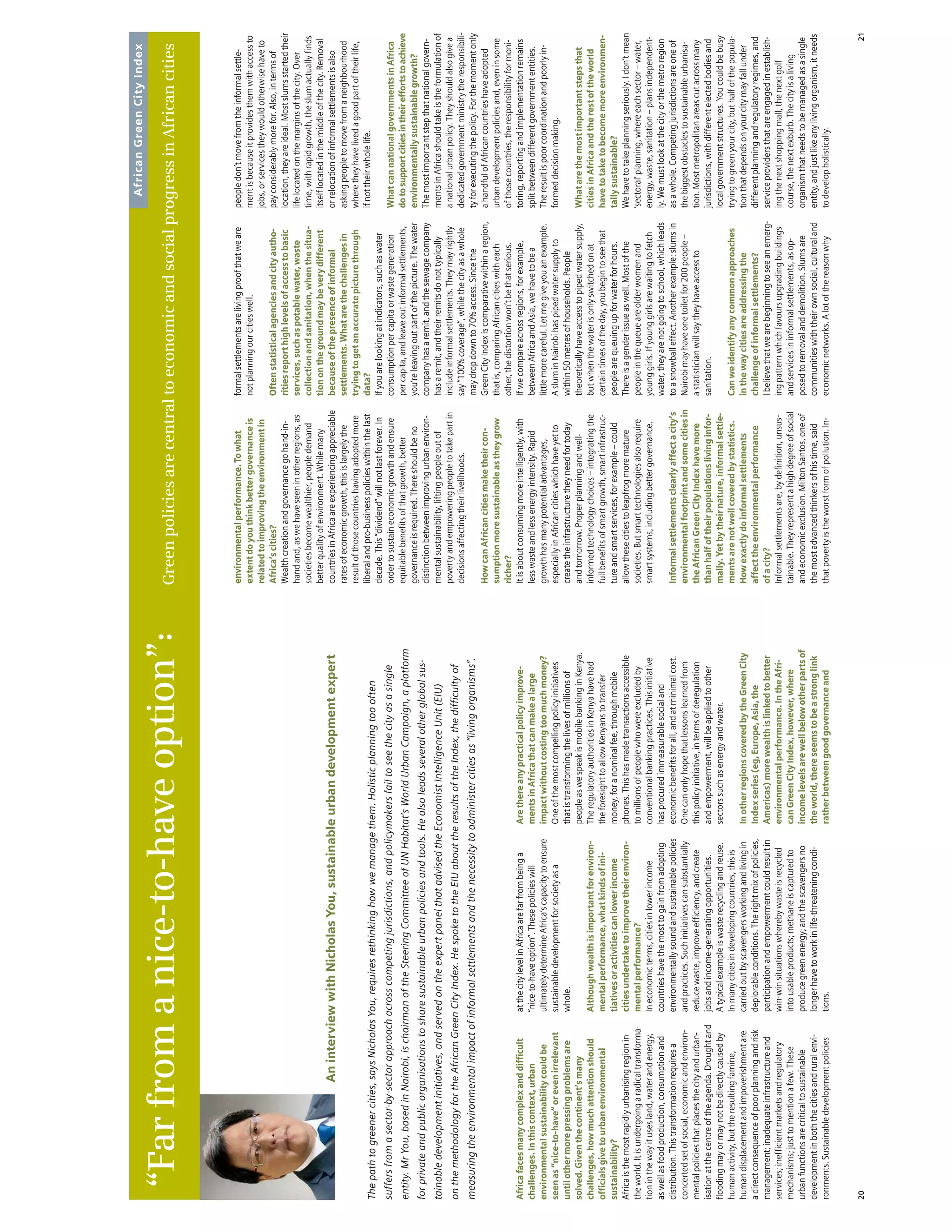 African Green Cities Index