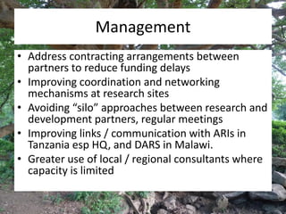 Africa RISING East and Southern Africa Review Brief - 16 March 2015 