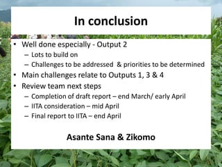 Africa RISING East and Southern Africa Review Brief - 16 March 2015 