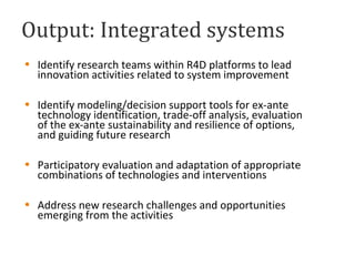 Introducing the Africa RISING research framework 