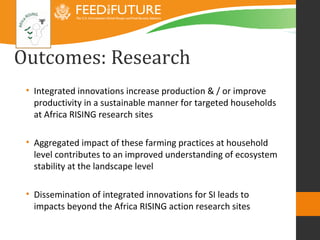 Introducing the Africa RISING research framework 