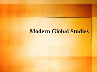 Modern Global Studies 