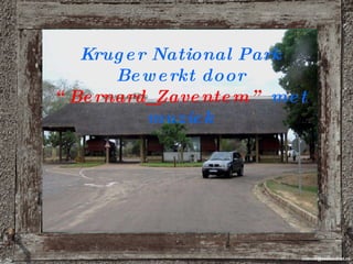 [email_address] Kruger National Park Bewerkt door  “Bernard_Zaventem”  met muziek 
