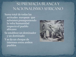 Principales objetivos Libertad de comercio en el Congo y el Níger La civilización Acuerdo sobre las formalidades para una válida anexión de territorios en el futuro. tenía ciertas disposiciones como: Declaración relativa a la libertad de comercio en la cuenca del CongoDeclaración referente a la trata de esclavos Acta de navegación del Congo.Acta de navegación del Niger.Disposiciones generales