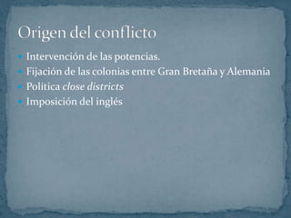 LOS CONFLICTOS INTERAFRICANOS