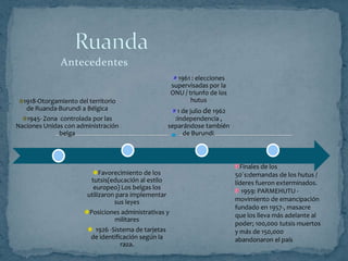 La etnia es un grupo de personas con características culturales y sentimiento de pertenencia común o identidad colectivaLA ETNICIDAD EN LAS RELACIONES INTERAFRICANASIdentidad NacionalVSIdentidad ÉtnicaTendencia erróneaConciliación de ambas identidades, Fronteras Nacionales y fuentes de intercambio