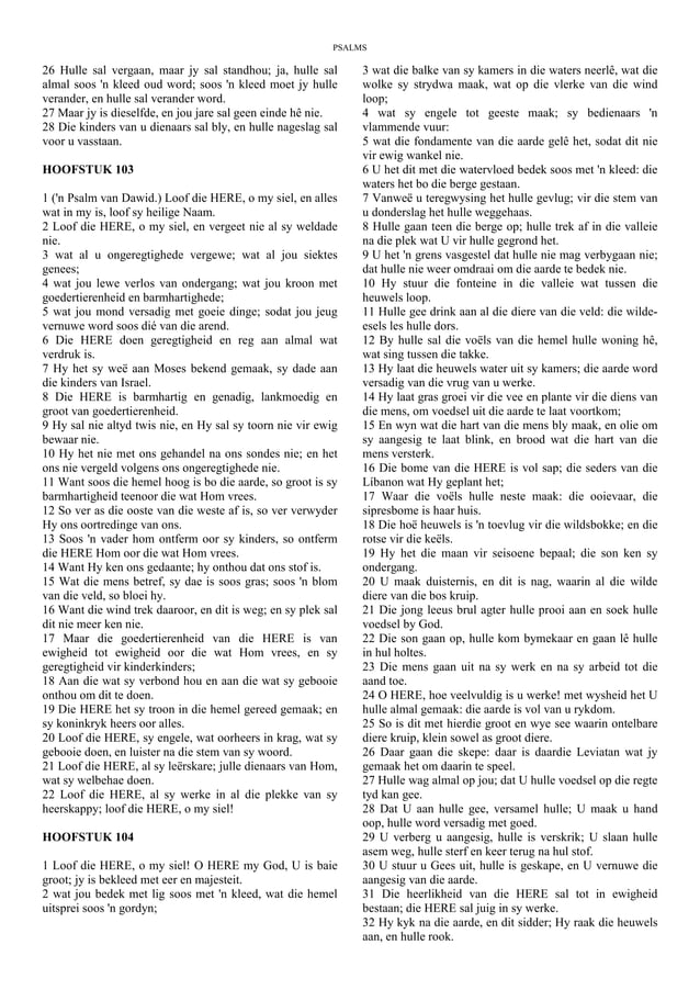 Afrikaans - The Book of Psalms - King James Bible.pdf