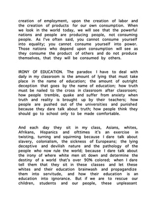 Afrikan-Centered Consciousness Versus The New World Order, Dr Amos ...