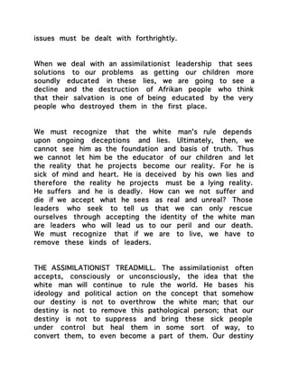 Afrikan-Centered Consciousness Versus The New World Order, Dr Amos ...