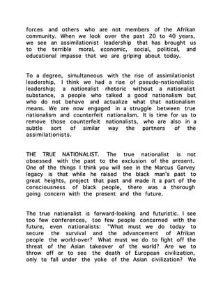 Afrikan-Centered Consciousness Versus The New World Order, Dr Amos ...