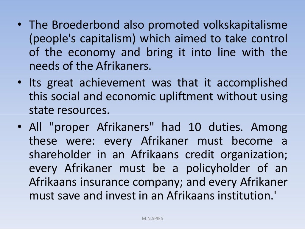 Afrikaner nationalism