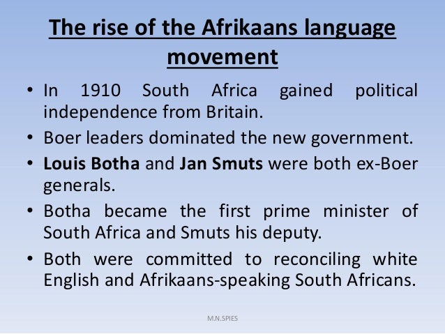 Afrikaner nationalism