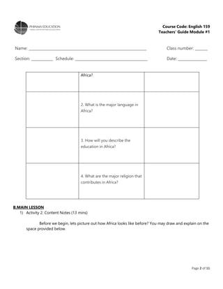 Afro Asia Module Part 1 Pdf Afro Asia Module Part 1 Pdf