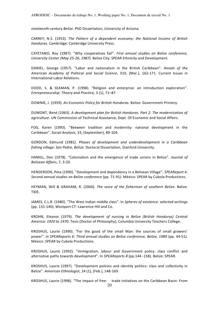 Samples of thesis chapter 1