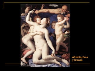 Afrodita, Eros
y Cronos
 