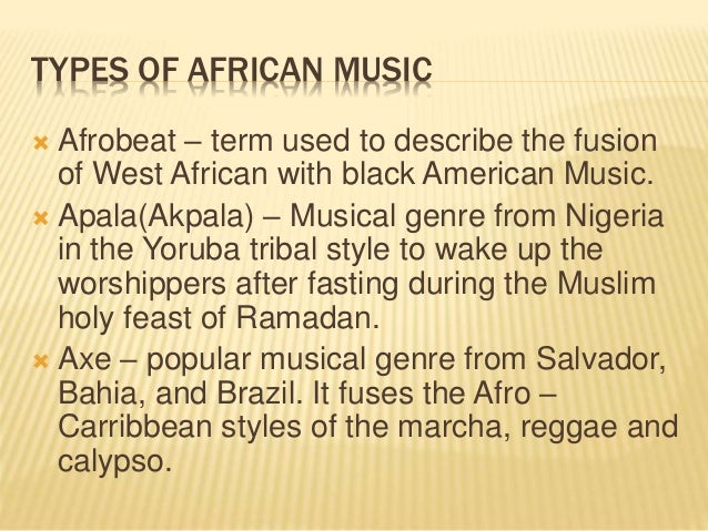 Afro Latin American And Popular Music Afro Latin American And Popular Music