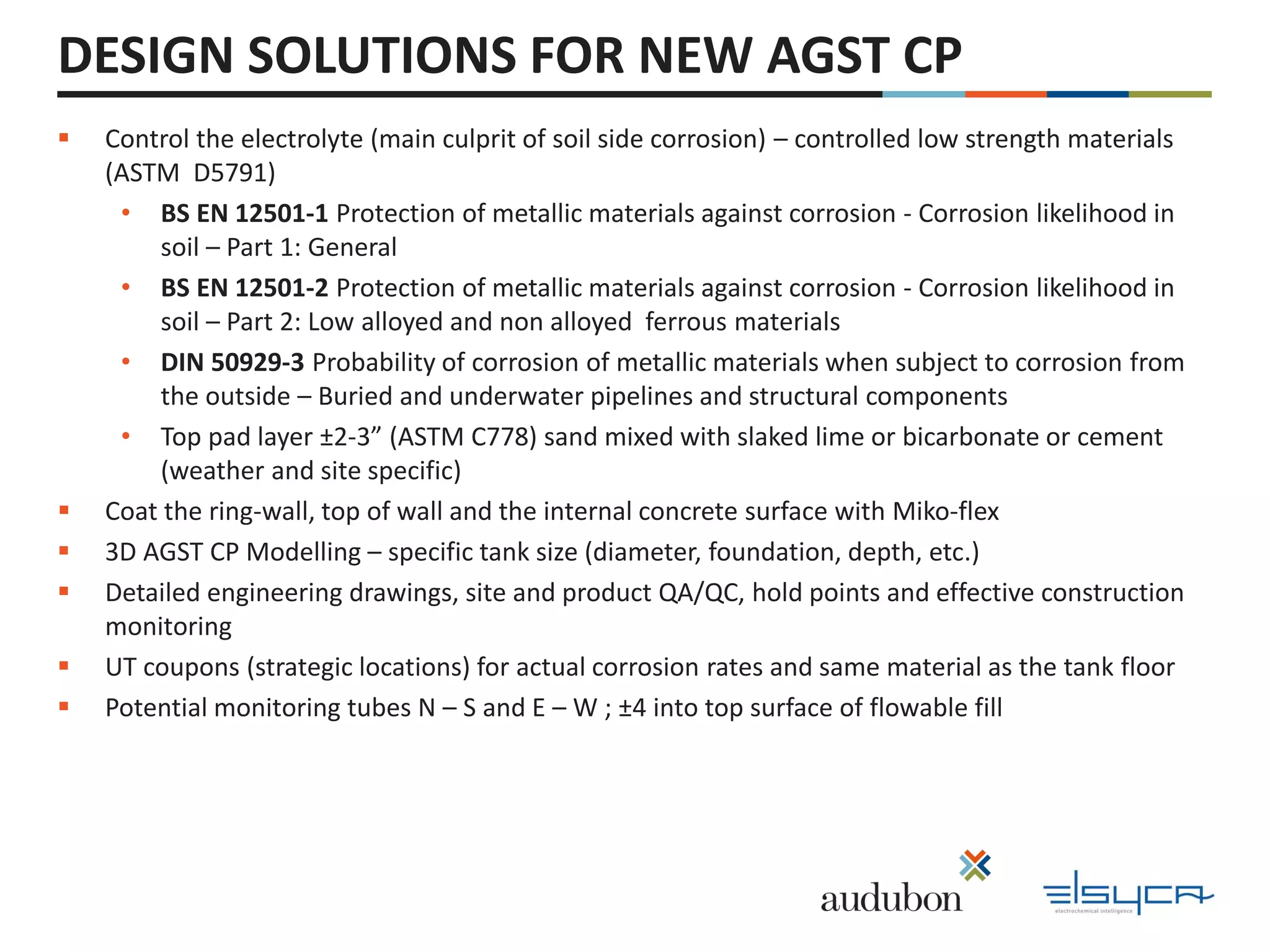 Cathodic Protection for Above Ground Storage Tanks (AGSTs) | PPTX