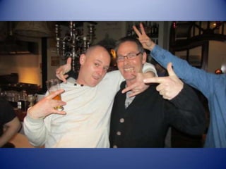 Afscheidsfeest Andre met collega's