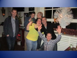Afscheidsfeest Andre met collega's