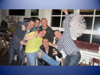 Afscheidsfeest Andre met collega's