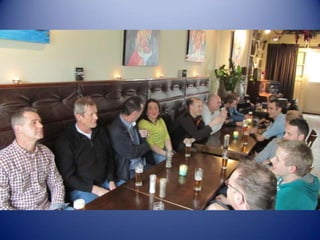 Afscheidsfeest Andre met collega's