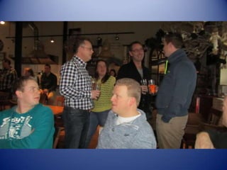Afscheidsfeest Andre met collega's