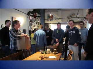 Afscheidsfeest Andre met collega's