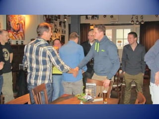 Afscheidsfeest Andre met collega's