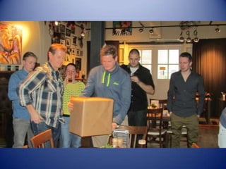 Afscheidsfeest Andre met collega's