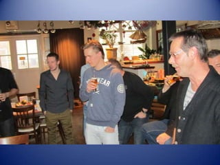 Afscheidsfeest Andre met collega's