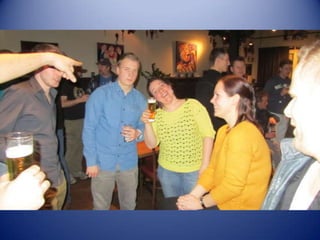 Afscheidsfeest Andre met collega's