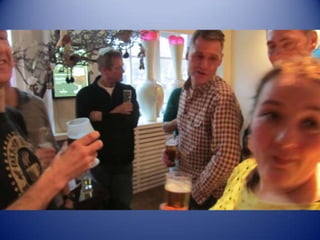 Afscheidsfeest Andre met collega's