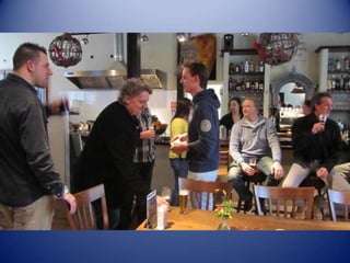 Afscheidsfeest Andre met collega's