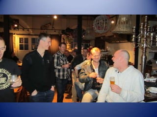 Afscheidsfeest Andre met collega's