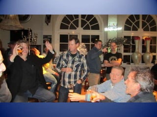 Afscheidsfeest Andre met collega's