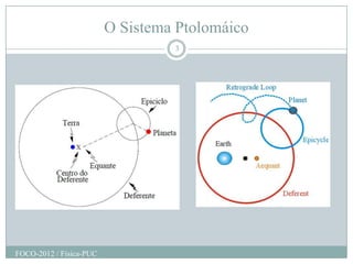 O Sistema Ptolomáico
                                  3




FOCO-2012 / Física-PUC
 