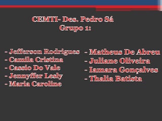 A Física Do Trânsito - CEMTI - Des.Pedro Sá