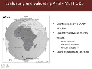 African Food Safety Index: Evaluation and validation