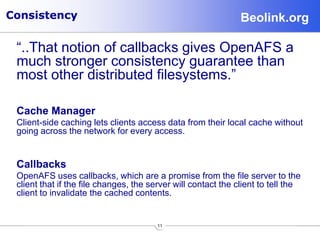 Openafs AFS introduction | PPTX