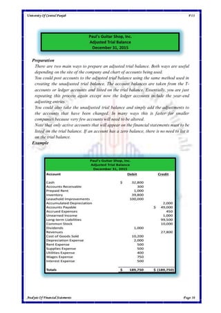 Accounting analysis | DOCX