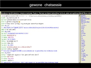 gewone chatsessie 