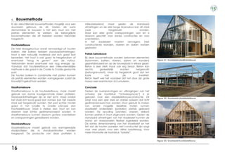 6.   Bouwmethode
Er zijn verschillende bouwmethoden mogelijk voor een   milieubelastend,     maar   gezien   de    standaard
duurzaam gebouw als dit. Gezien de wens                afmetingen en de zeer lange levensduur kan dit staal
demontabel te bouwen is het een must om met            vaak                 hergebruikt             worden.
prefab elementen te werken. De belangrijkste           Staal kan zeer grote overspanningen aan en is
bouwmethoden die dit toelaten worden hieronder         daarom geschikt voor slanke constructies en voor
toegelicht:                                            overstekken.
                                                       In   het    staalskelet   moeten   vervolgens   (niet
Houtskeletbouw                                         constructieve) wanden, vloeren en daken worden
De hele draagstructuur wordt vervaardigd uit houten    geplaatst.
balken. Alle balken hebben standaardafmetingen.
Hout is een natuurlijk materiaal dat zich goed laat    Prefab betonbouw
bewerken. Het hout is ook goed te hergebruiken of      Bij deze bouwmethode worden betonnen elementen
eventueel “terug te geven” aan de natuur.              (kolommen, balken, vloeren, daken en wanden)              Figuur 21: Voorbeeld staalframebouw
Verbranden levert eventueel ook nog energie op.        geprefabriceerd en op de bouwplaats in elkaar gezet.
Vandaar dat houtskeletbouw een milieuvriendelijke      Beton is zeer sterk maar ook erg zwaar. Beton kan
methode is die goed in de Cradle to Cradle gedachte    slechts     gedeeltelijk    worden       hergebruikt
past.                                                  (betongranulaat), maar bij hergebruik gaat dat ten
De houten balken in combinatie met platen kunnen       koste           van           de           kwaliteit.
als prefab elementen worden vormgegeven zodat de       Beton heeft wel het voordeel dat het door zijn grote
bouwtijd ingekort kan worden.                          massa veel warmte kan accumuleren.

Staalframebouw                                         Conclusie
Staalframebouw is als houtskeletbouw, maar maakt       Gezien de overspanningen en uitkragingen van het
gebruik van dunne koudgevormde stalen profielen.       ontwerp (zie hoofdstuk “Ontwerpproces”) is er
Standaardafmetingen zijn er niet echt, maar omdat      gekozen voor een staalskeletbouwconstructie. Dit          Figuur 22: Voorbeeld staalskeletbouw
het staal zich koud goed laat vormen kan het meeste    zorgt voor een zeer sterk en stabiel systeem dat licht
staal wel hergebruikt worden. Het past echter minder   gedimensioneerd kan worden. Door gebruik te maken
goed in het Cradle to Cradle principe dan              van zoveel mogelijk dezelfde maten kunnen
houtskeletbouw. Staal is sterker dan hout en kan       staalskelet onderdelen (portalen) prefab geleverd
daarom veel lichter gedimensioneerd worden. In         worden. De opvulling (wanden, vloeren, daken)
staalframebouw kunnen daarom grotere overstekken       kunnen prefab in hout uitgevoerd worden. Gezien de
en overspanningen gerealiseerd worden.                 standaard afmetingen van het staalskelet kunnen de
                                                       wand- en vloerpanelen flexibel ingedeeld worden.
Staalskeletbouw                                        De slanke dimensionering van het staalskelet en het
Staalskeletbouw maakt gebruik van warmgewalste         feit dat de houten panelen niet constructief zijn zorgt
staalprofielen die in standaardmaten worden            voor veel plaats voor een dikke isolatielaag. Voor
toegepast. De productie van deze profielen is          meer informatie zie hoofdstuk “Isolatie”.


                                                                                                                 Figuur 23: Voorbeeld houtskeletbouw


16
 