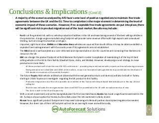 www.autoforecastsolutions.com
AutoForecast Solutions
Conclusions & Implications (Cont’d)
• A majority of the scenarios ana...